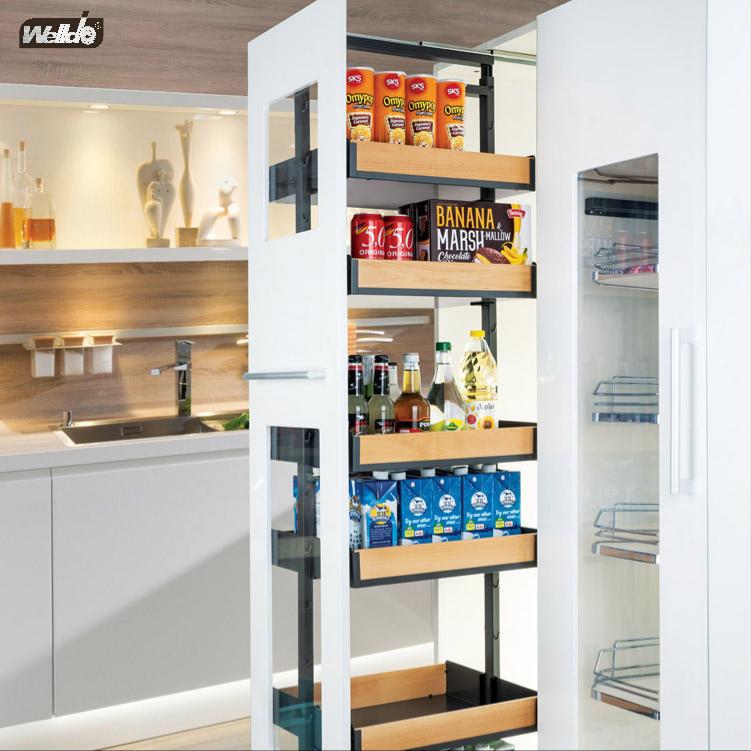 Welldo纬东 厨房高柜多层高深拉篮橱柜抽屉式多层收纳拉篮