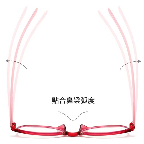 2024 New Anti-Blue Light Ladies Fashion Large Frame Hyperopia Elderly HD Reading Reading Glasses Manufacturer Wholesale