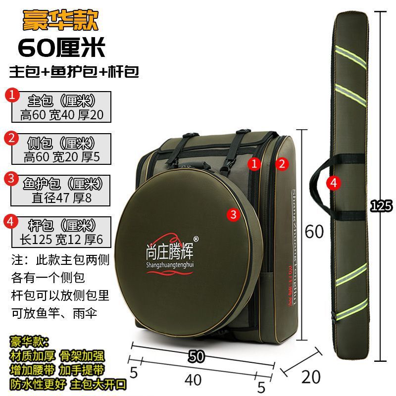 [모델] 밀리터리 옐로우 60 메인백 + 피시 가드백 + 폴백 - Niutou Factory 하드코어 보조금