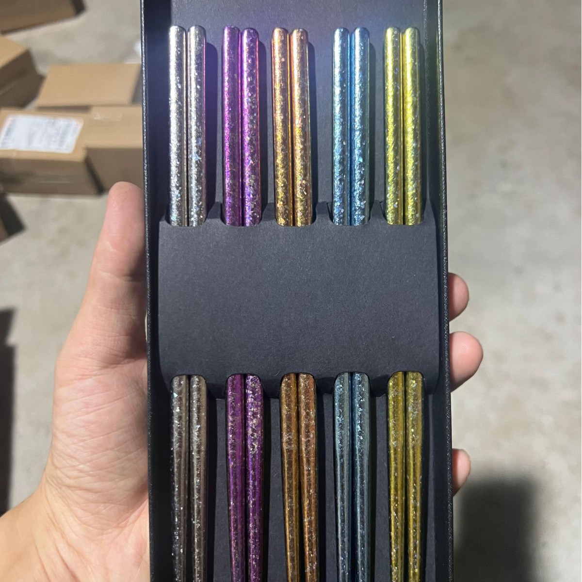 순수 티타늄 [5쌍 혼합 색상]