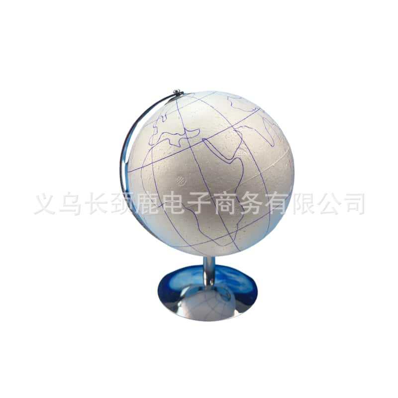 成品半成品地球仪手工制作材料diy七年级自制简易创丽得空白泡沫|undefined