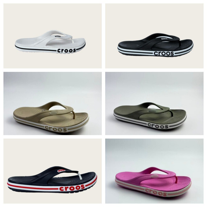 Cross Flip-Flops Beiya Men's and Women's Outdoor Leisure Couple Flip-Flops Slippers for Outer Wear Non-Slip Resistant Factory Direct Sales