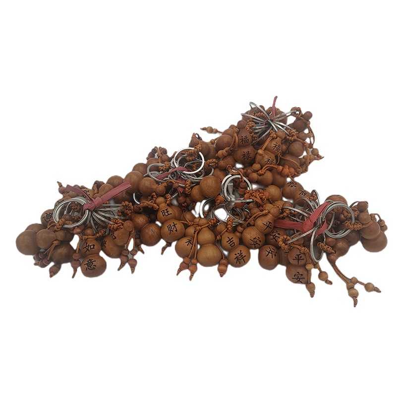 A2324 Fu Lu PING Una calabaza llavero polipasto llavero colgante PING An Ruyi saludos 2 yuanes tienda