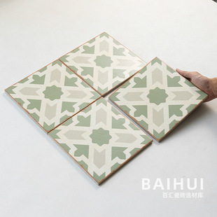 Nanyang Style Retro Small Tiles French Restaurant Coffee Bakery Shop Kitchen Balcony Entrance Bathroom Non-Slip Floor Tiles