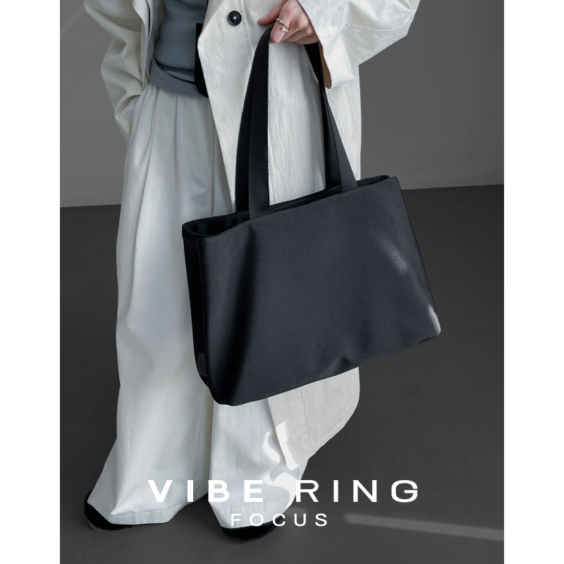 Highly Recommended! Nylon Commuter Tote Bag For Women, Large Capacity Multi-Compartment Laptop Bag, Mommy Bag - Thumbnail 2