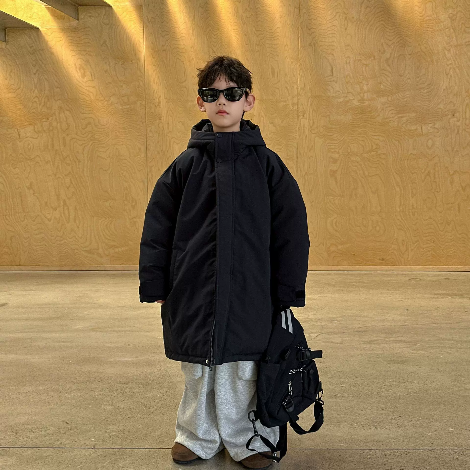 童装儿童羽绒服90白鸭绒2025冬季新款加厚中长宽男童羽绒外套连帽