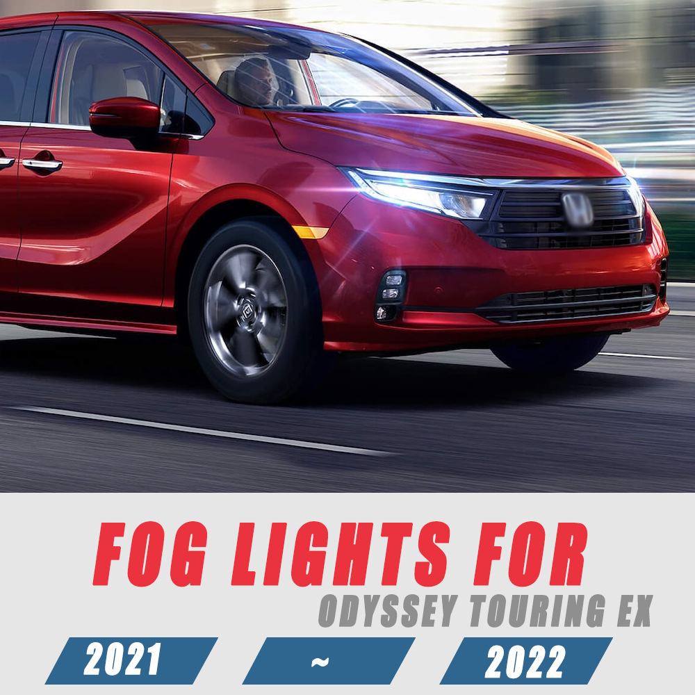Aplicable a Honda 21 / 22 nuevo modelo de estándar de EE.UU. Odyssey TOURING EX conjunto de luz de niebla delantera luz de viaje luz de barra