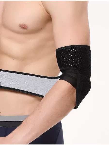 Sports Elbow Protectors for Men and Women, Fitness Bench Press, Basketball Arm Sleeves, Arm Joint Warmers, Elbow Protectors, Summer Strap Protective Gear