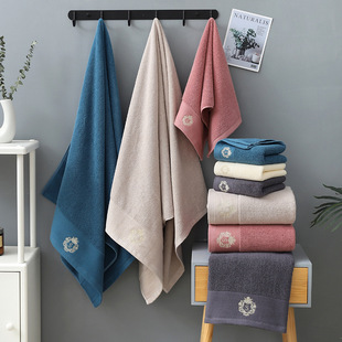 Cross-border Pure Cotton Bath Towel for Face Washing Adult Jacquard Hotel Home Sports Fitness Beauty Salon suit