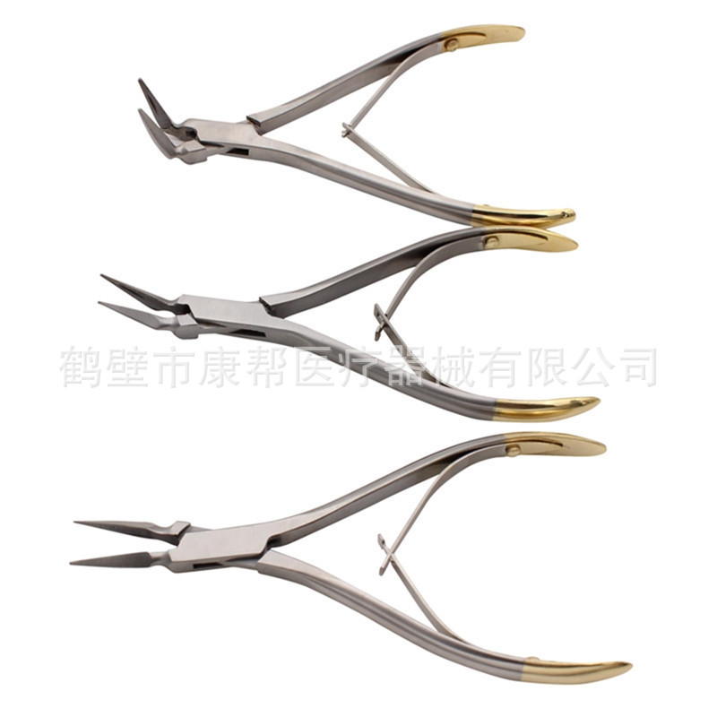 Dental Root Tweezers, Tooth Extraction Forceps, Root Forceps, Stainless Steel Material, Oral Instruments, Straight Head, 45 Degrees, 90 Degrees