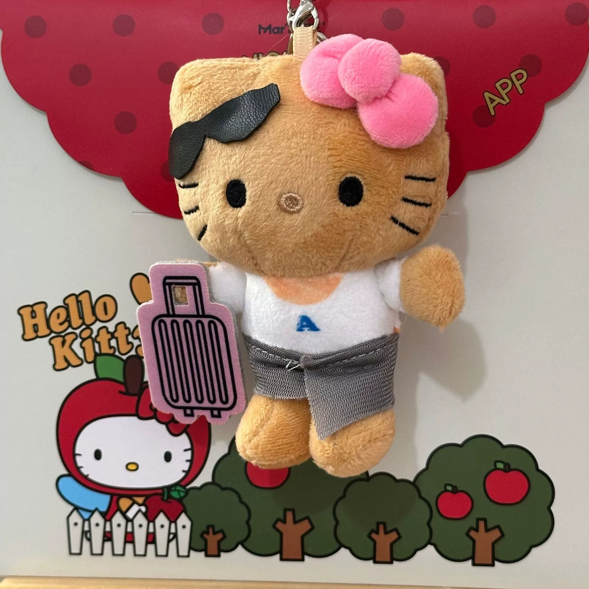 Плюшевая подвеска-брелок для ключей (Hello Kitty) симпатичная кукла, мягкая мини-плюша 10+ вариантов дизайна, подарок 0.038 кг