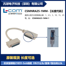 L-COM CSMNRA25-1MM 25�D-Sub���|DB25���^/ֱ��1�ͳ������^�F؛