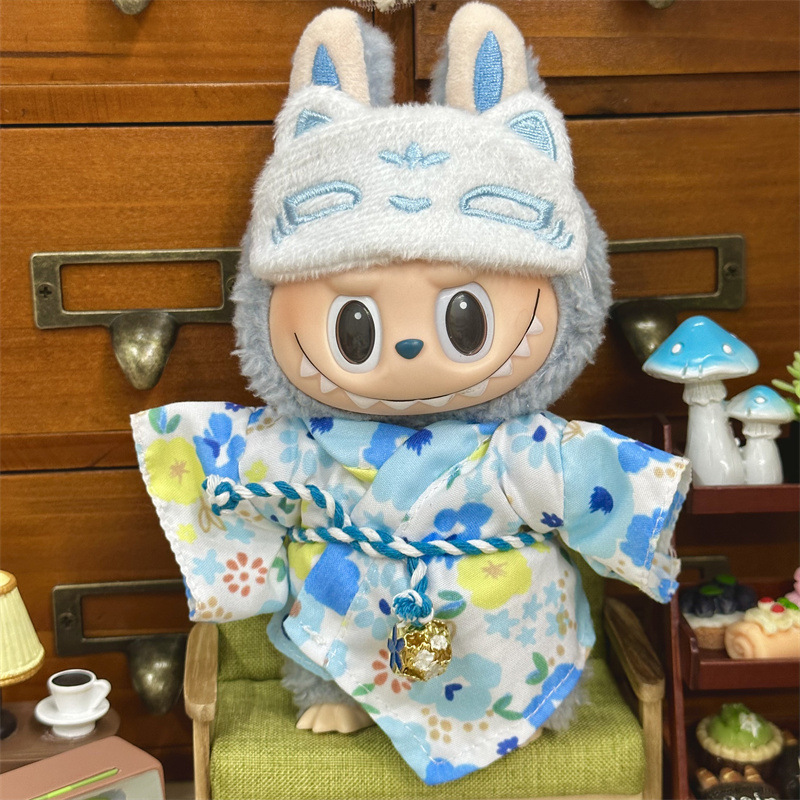 仅衣服适用labubu坐坐派对娃衣一二三代拉布布衣服套装配件饰周边|undefined