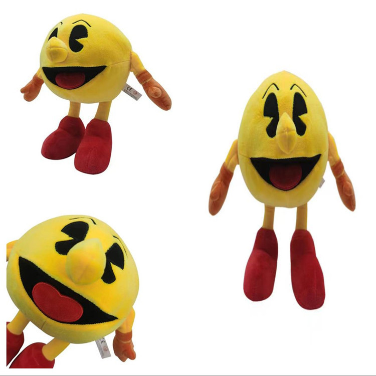 Cross-Border New Pac-Man Pac-Man Boxer Plush Toy Game Cartoon Doll Ready for Sale