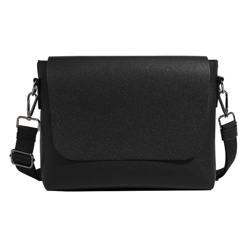 Moda japonesa y coreana bolsa de mensajero personalizada de los hombres ligero simple pequeño bolso cuadrado nuevo nicho versátil bolso de hombro de moda