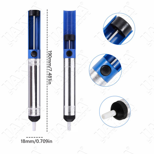 Foreign trade wholesale desoldering device, manual desoldering gun, full plastic desoldering pump, small semi-aluminum alloy small desoldering gun