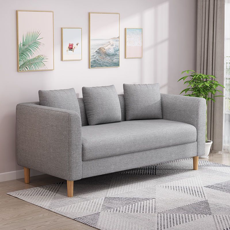 Fabric Sofa Rental Small Apartment Modern Minimalist Apartment Clothing Bedroom Single and Double Living Room Sofa Foreign Trade Wholesale