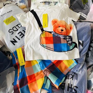 SHEIN���Qͯ�b���bβ؛ kid's sets wholesale leftover stock��