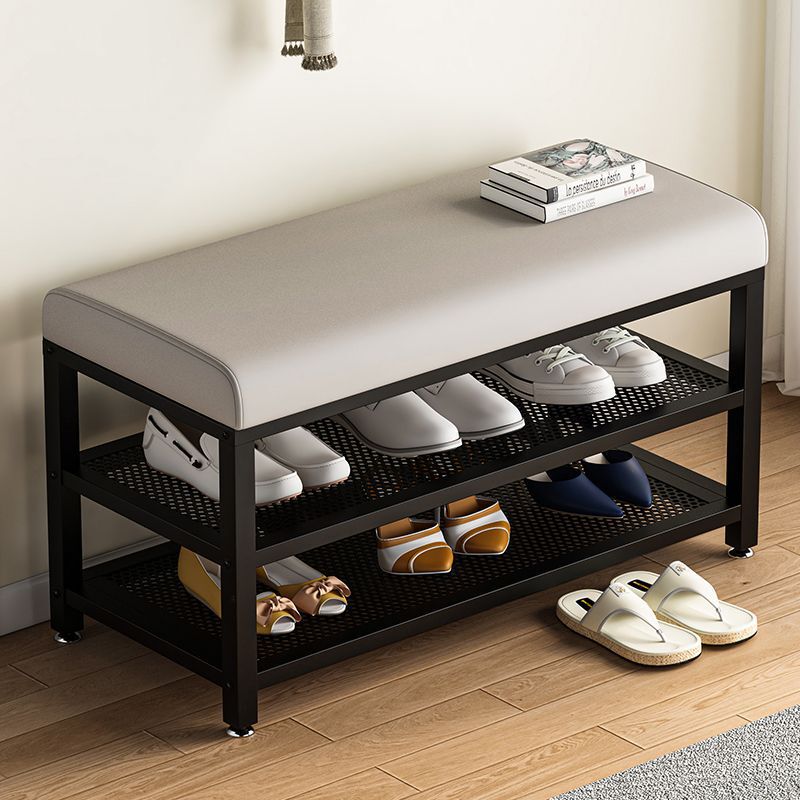 Shoe-Changing Bench for Home Entrance, Can Be Used as a Seat, Storage Shoe Rack, Entryway with a Sense of Light Luxury, Long Bench for Putting on Shoes at the Entrance
