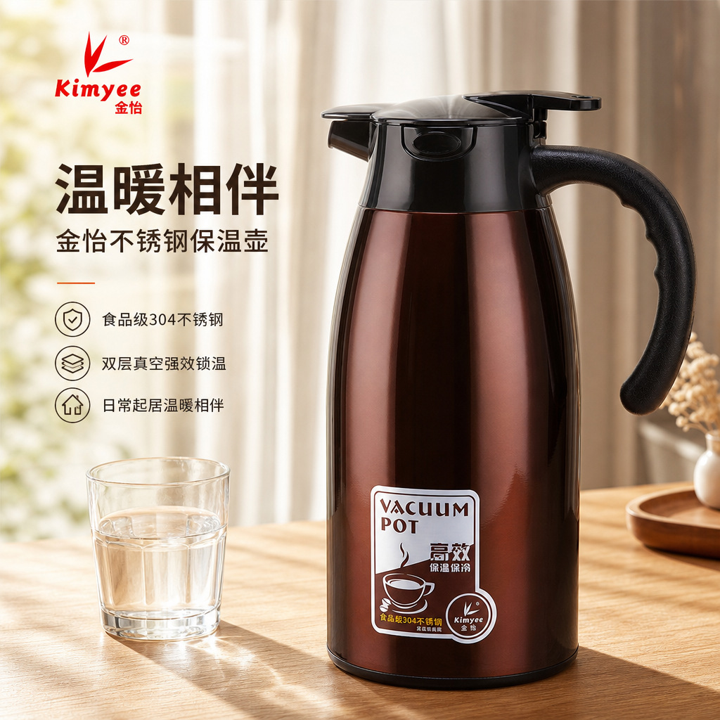 capacious coffee pot stainless steel