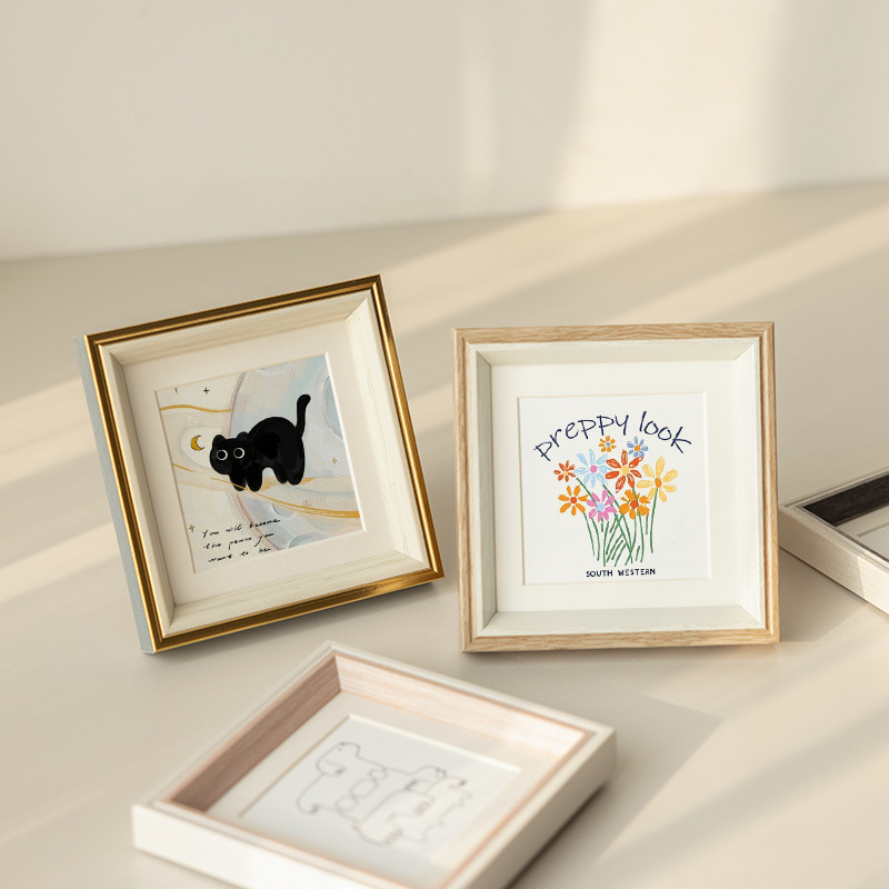 Photo Frame Table Hanging Wall Modern Simple 6-Inch 7-Inch 8-Inch 10-Inch Cute Photo Frame Developed Photo Mini