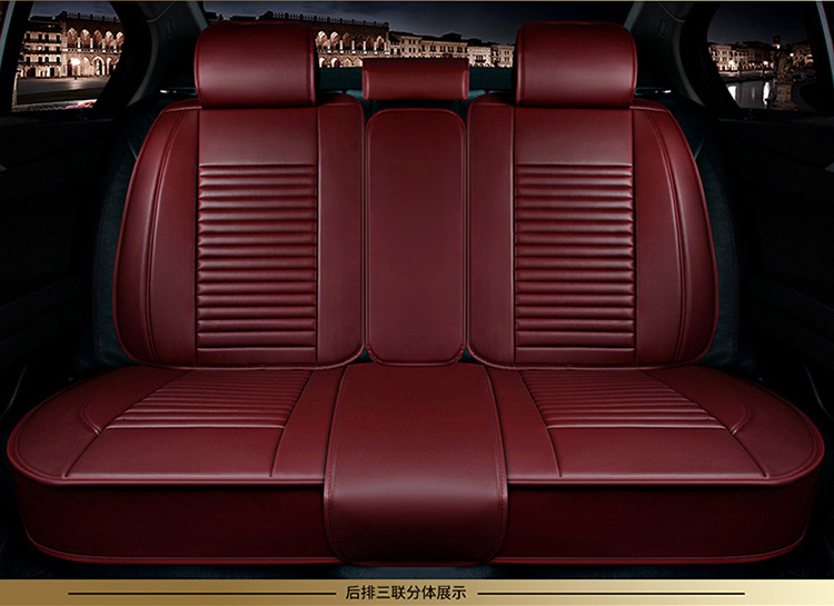 New Four-Season Universal Cartoon Car Seat Cushion Wholesale High-End Full Leather Full Surround Car Seat Cushion