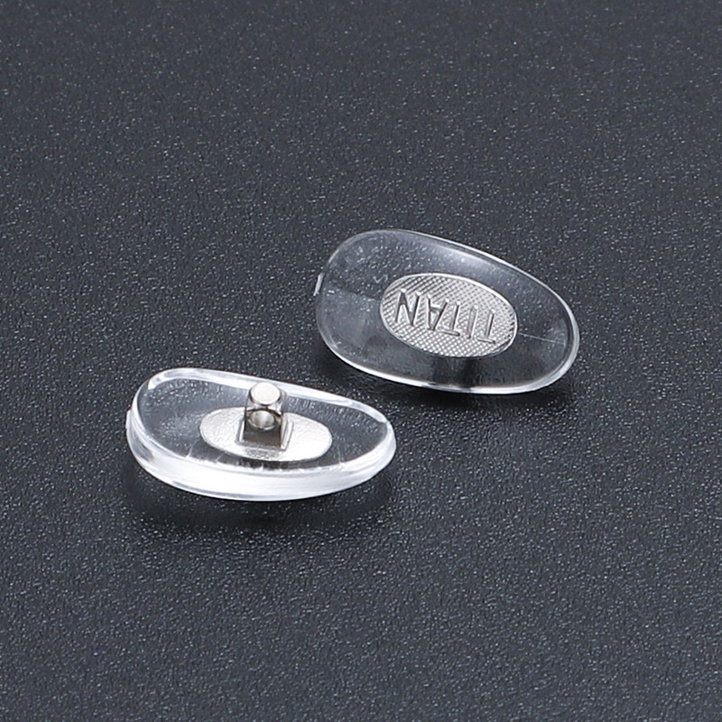 金属コアpvc鼻パッド高透明ハードコア鼻パッド通常メガネアクセサリー鼻パッドファッションシンプル鼻パッド|undefined