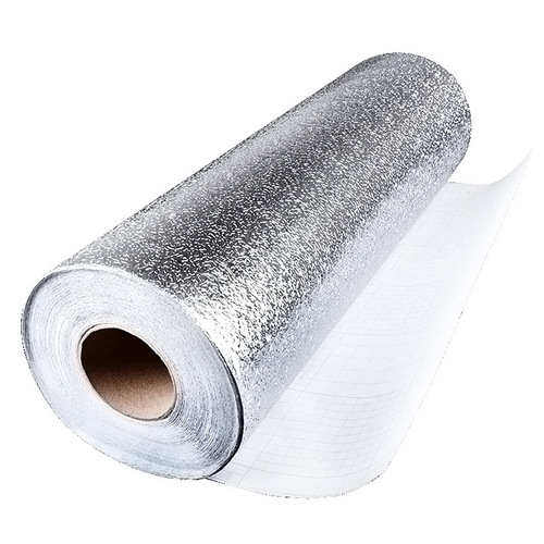 Love Aroma Aluminum Foil Orange Peel Texture Self-Adhesive Kitchen Cabinet Wall Sticker Heat Resistant Waterproof Oilproof Kitchen Decal Wholesale