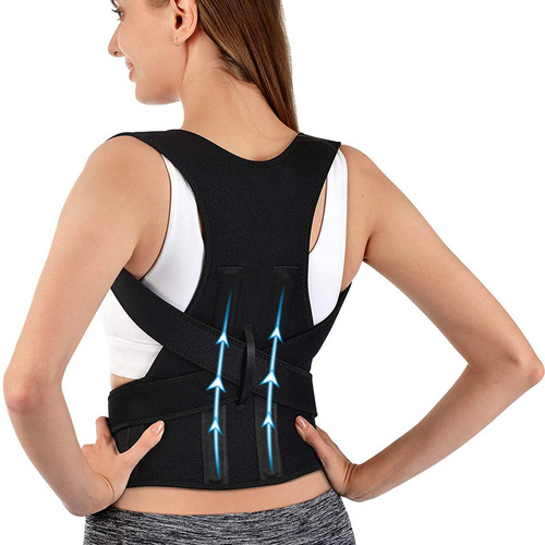 Cross-border hot-selling sitting posture corrector, anti-hunchback support, straight posture correction belt for men and women, breathable invisible back correction belt