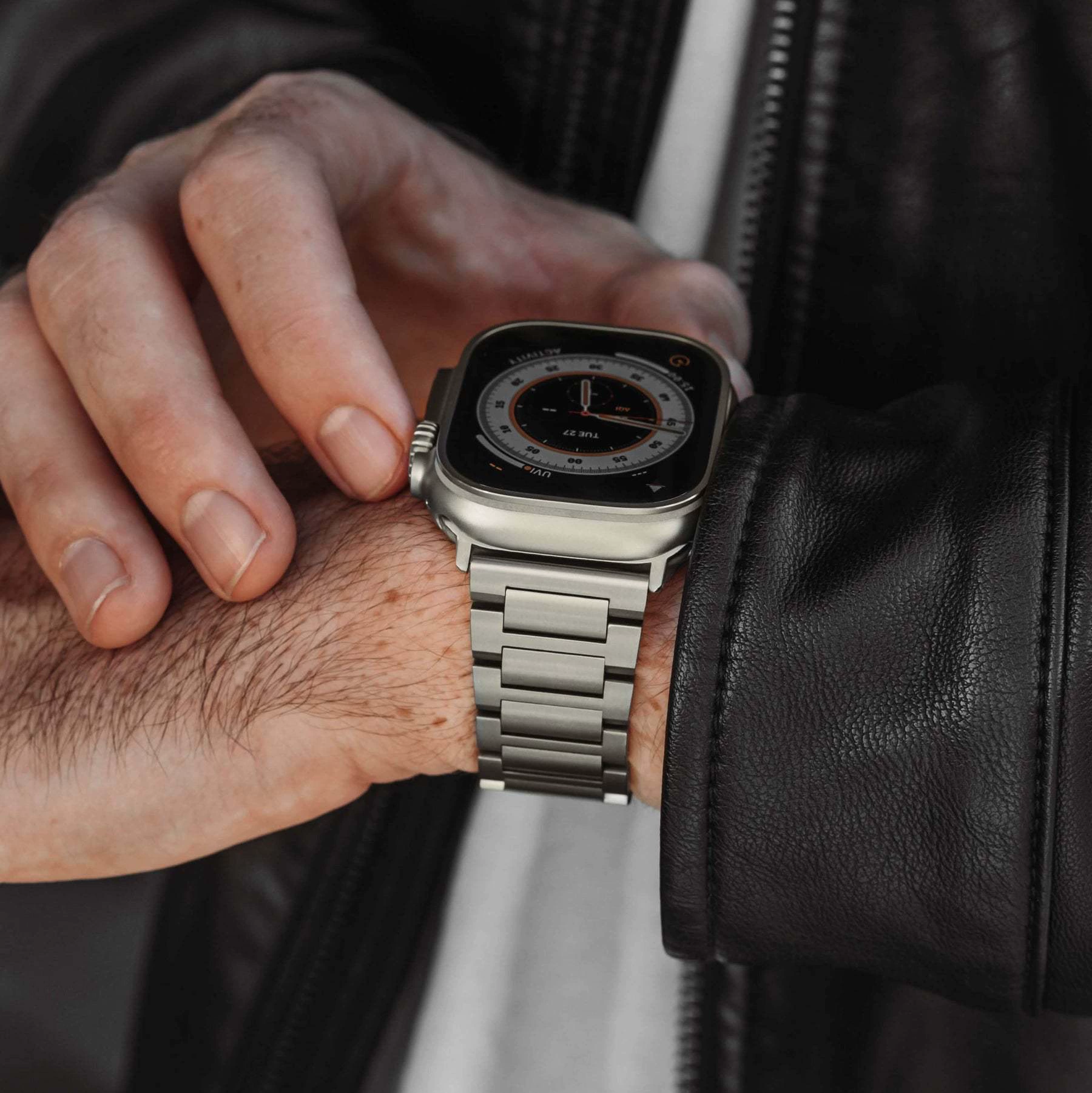 Соединитель ремешка AppleWatch876543 совместимый с Apple Watch, титановый сплав, браслет iWatch
