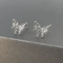 不规则小众溶解纹理耳钉
