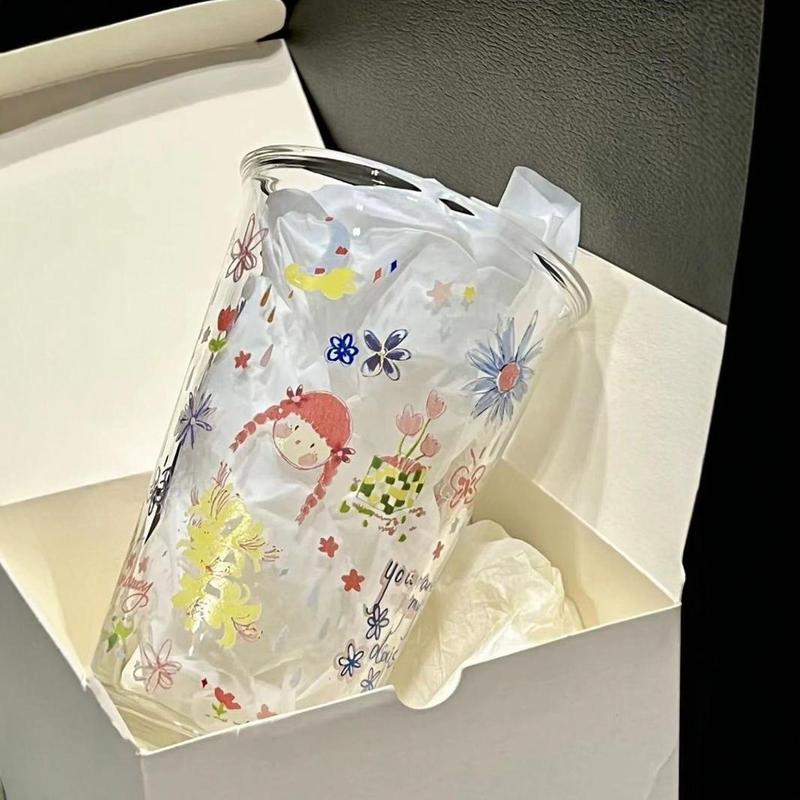 ドーパミン女子韓国式タンブラー家庭用牛乳カップ円形学生少女心水カップ飲料カップ|undefined