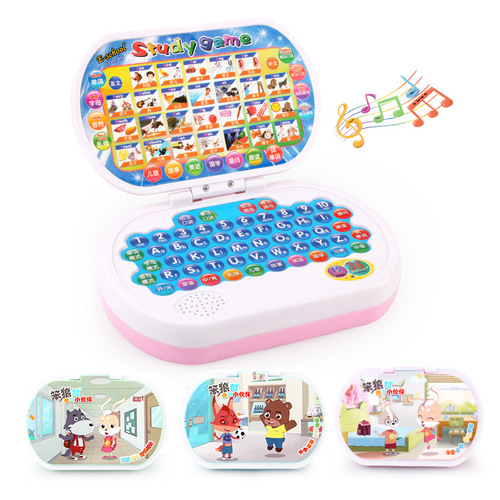 Source manufacturer, early childhood education machine, Chinese and English reading machine, multi-functional educational story toy, computer learning machine