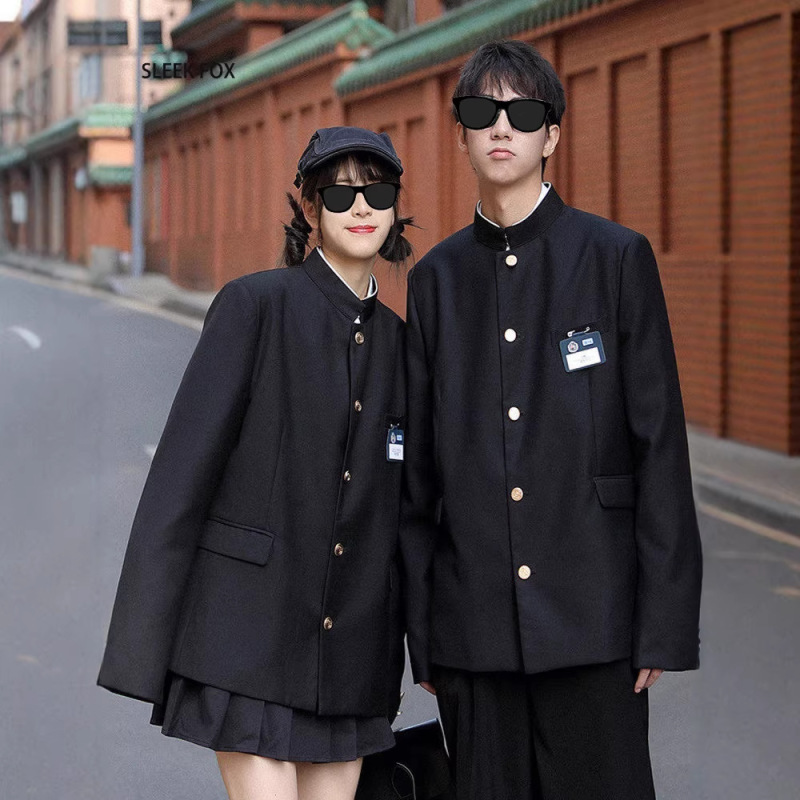 2026 New Korean Style Cool and Slim-Fit Black Suit Jacket Versatile School Uniform Spring Jk Suit Jacket for Men 2026 New Korean Style Cool and Slim-Fit Black Suit Jacket Versatile School Uniform Spring Jk Suit Jacket for Men
