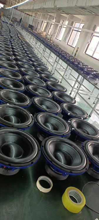 12 ”アルミ盆架低音自動車ラッパNG-1217ブルー盆架自動車改造ラッパ|undefined