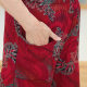 Elderly women's summer wear suit cotton silk mom artificial cotton pajamas 70-year-old 80 grandma wear summer cotton silk two-piece suit
