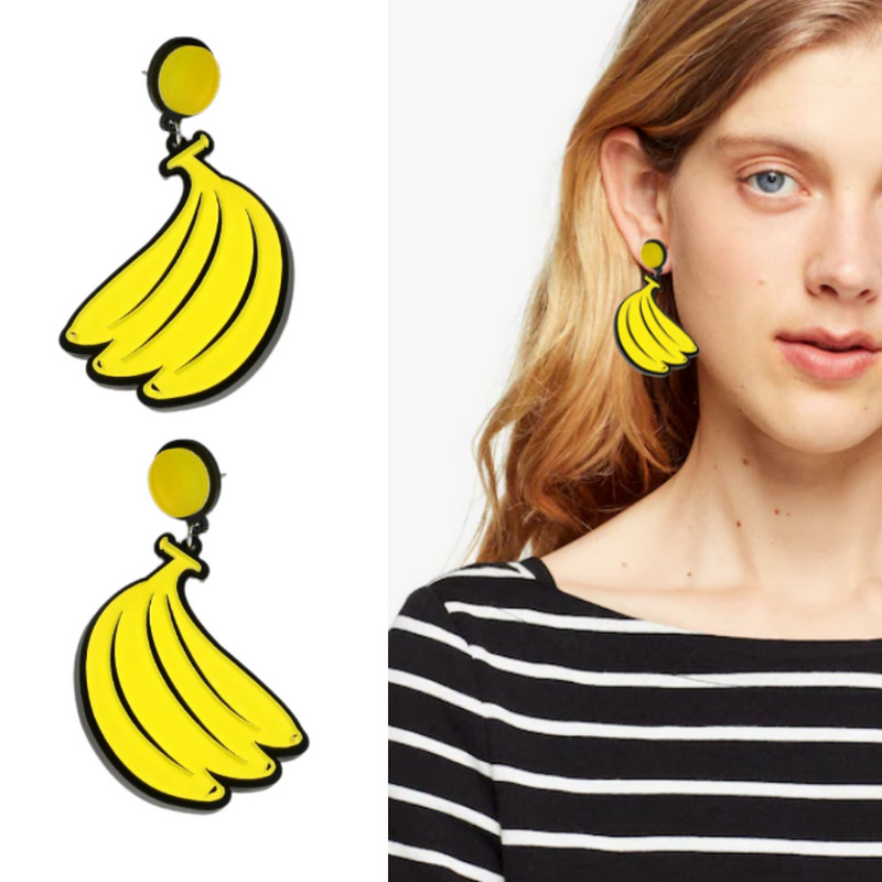 1 Pair Quantity Holiday Occasion 1 Pair Cute Fruit Arylic Drop Earrings
