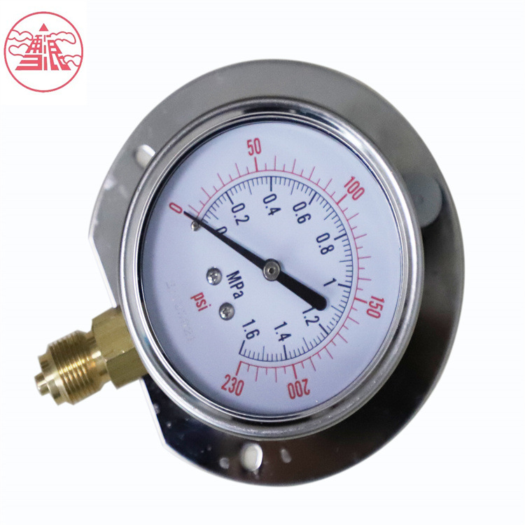 一般压力表Y-150不锈钢真空负压表雪浪仪器仪表无锡特种