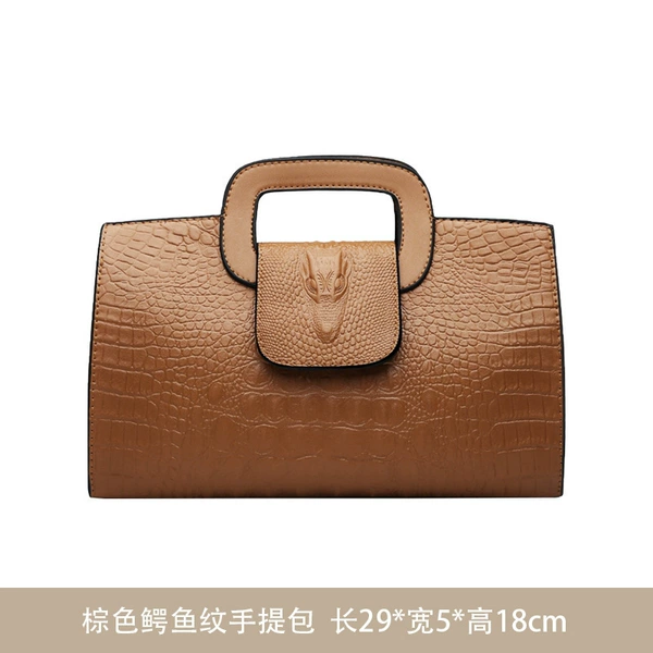 Bag, crocodile print