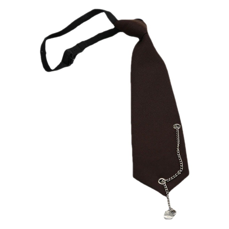 Fu Shuai original amor mariposa cadena libre negro tie ins femenino con estilo de la Universidad JK camisa uniforme moda