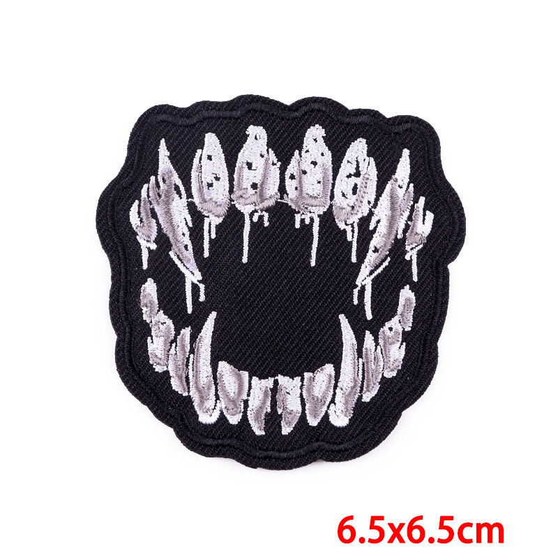 Halloween Festival 1 Piece Cartoon Style Skull Clothing Sticker Patches