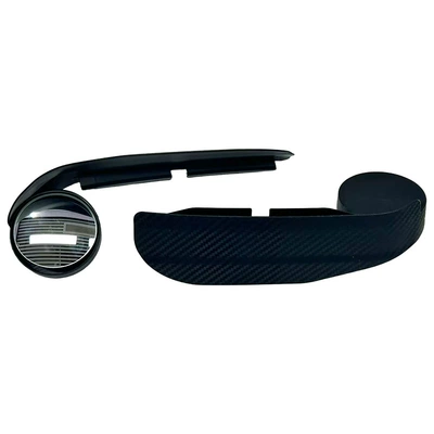 Large field of view rear view auxiliary mirror Small Round Mirror Two-In-One 360-Degree
