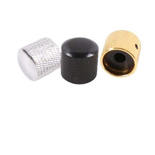 Metal electric bass guitar volume knob, bass tone electric guitar potentiometer cap, electric guitar knob cap