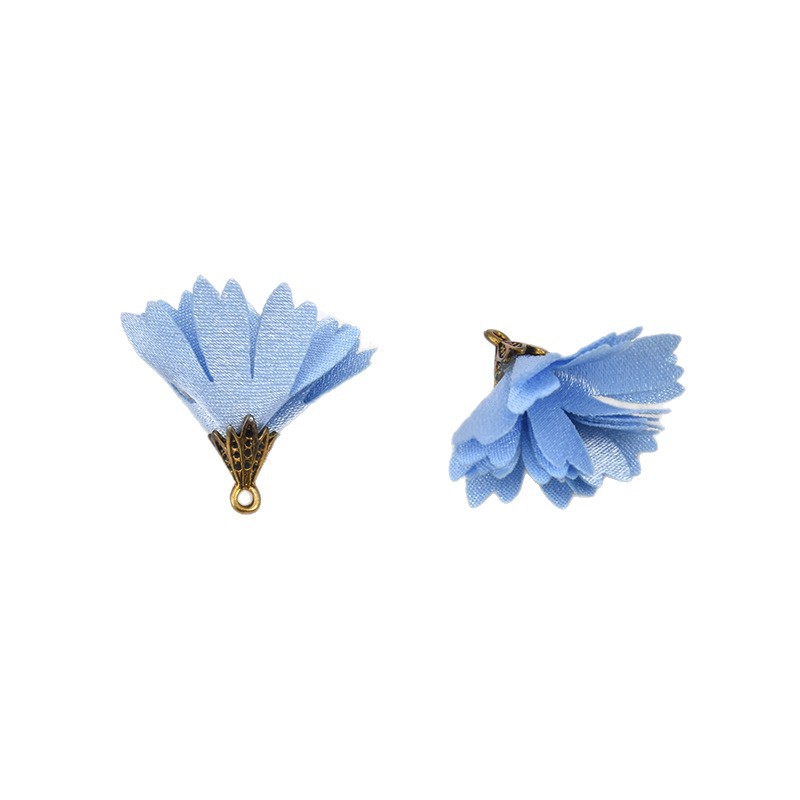 DIY Jewelry Accessories New Alloy Caps Satin Fabric Earrings Accessories Universal Accessories for Clothing, Curtains, and Brooches