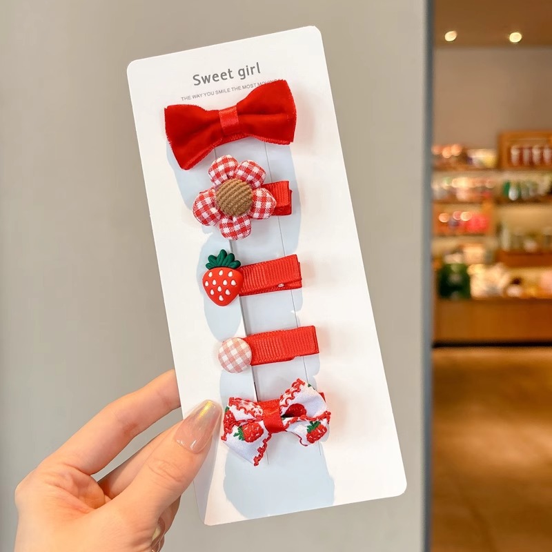 Clip para el cabello de bebé niñita no daña la tarjeta de cabello para niños adorable clip de cabello de mar de supercabel