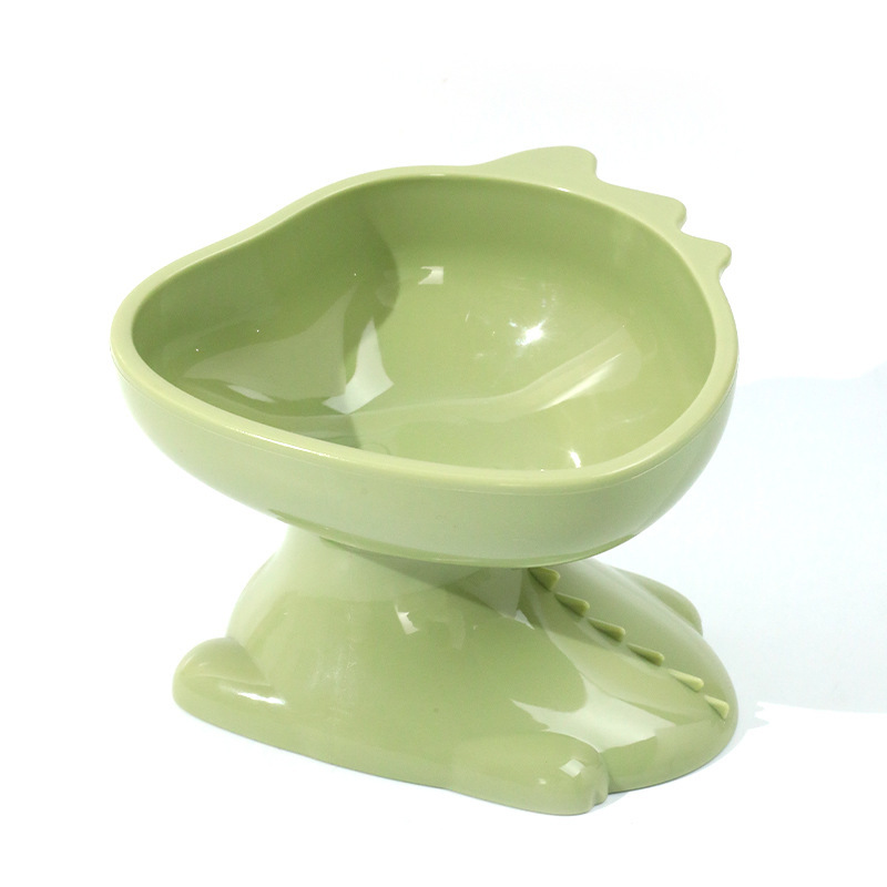 Hawo Luz de lujo cuello protección gato cabeza mascota agua potable alimentación tazón dibujos animados afortunado gato plato comida gato suministros al por mayor