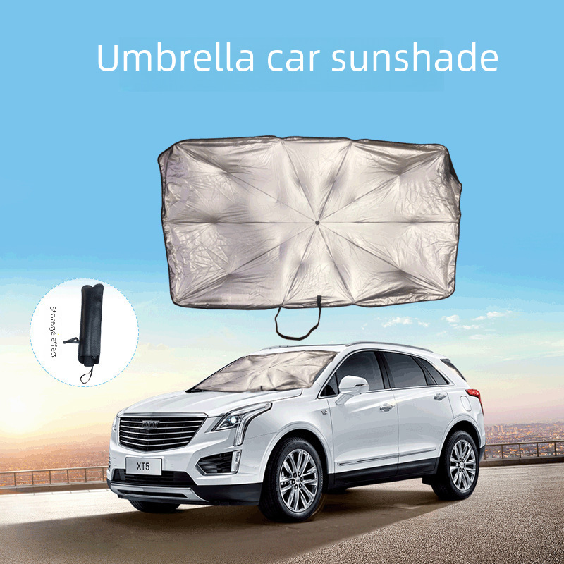 자동차 차양 빛 장벽 자동차 전면 차양 앞 유리 선 스크린 단열 접이식 접이식 자동차 우산