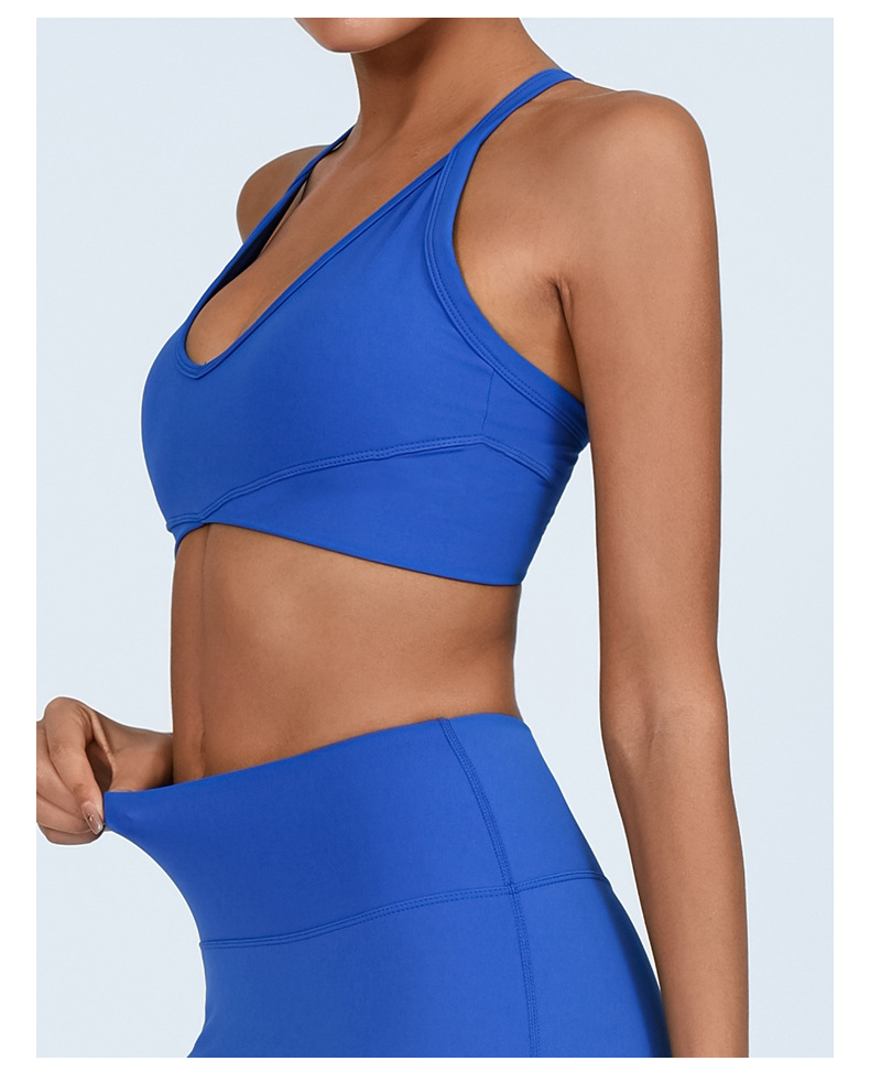 Comercio extranjero transfronterizo Europa y los Estados Unidos Lulu desnudo sensación de yoga sujetador antichoque reúne deportes belleza de espalda fitness ropa interior seco rápido bra