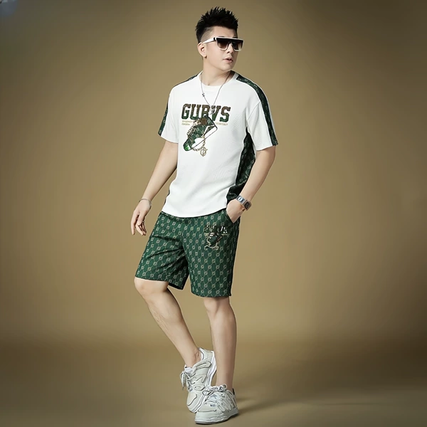 White set, T-shirt, shorts