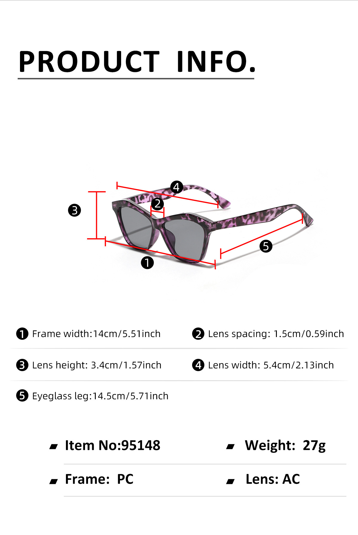 Vacaciones Estilo Clásico Color Sólido C.A. Protección UV400 Ojo De Gato Fotograma Completo Gafas De Sol Mujer display picture 2